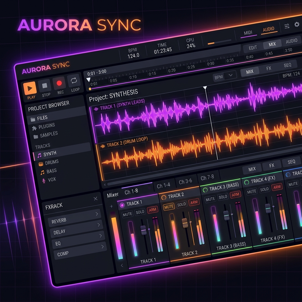 Chrono-Pulsar Music