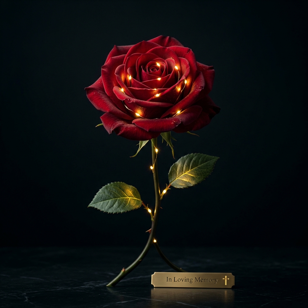 Eternal Rose (Red/Gold)