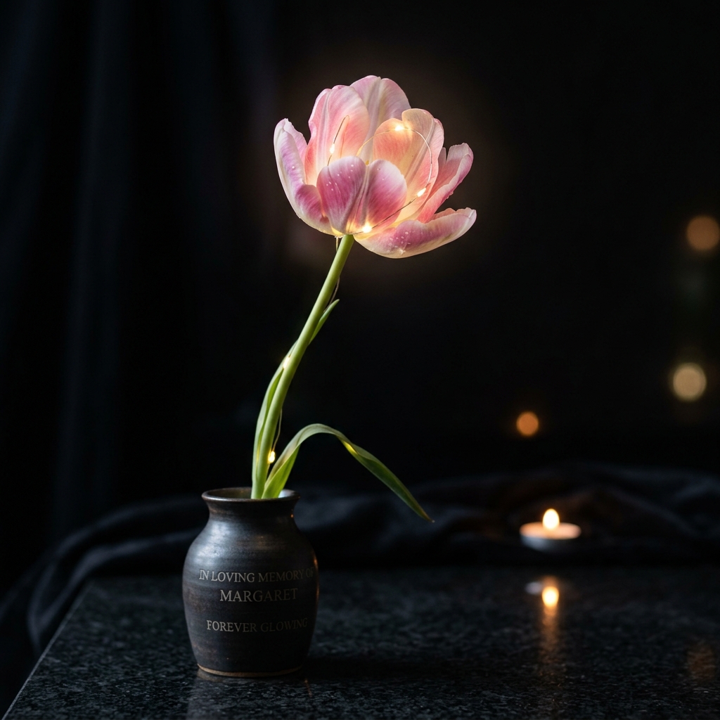 Graceful Tulip (Pink/White)