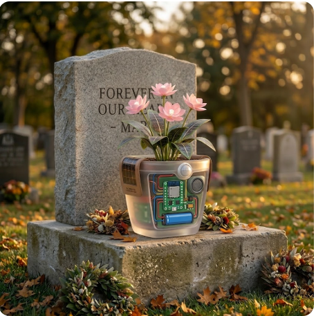 Heavenly Melody - Memorial LED Flower Pot